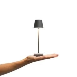 Dekorationsbelysning|Terrassebelysning ^ Sigor Nuindie pocket LED genopladelig bordlampe, grafit, IP54, dæmpbar