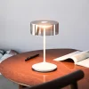 Sigor Dekorationsbelysning > Numotion LED genopladelig bordlampe, hvid, glas, IP54, dæmpbar