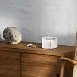 Dekorationsbelysning|Terrassebelysning ^ Sigor Nutalis LED-bordlampe, snehvid, IP54, dæmpbar
