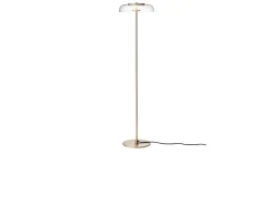 Nuura Aps Gulvlamper > Nuura LED-gulvlampe Blossi, højde 120 cm, guldfarvet/klar