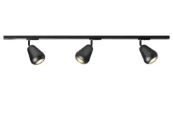 Skinnesystem ^ Nuura Aps Nuura loftlampe Anoli Spot Track 3 sort, metal