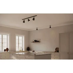 Skinnesystem ^ Nuura Aps Nuura loftlampe Anoli Spot Track 3, guld/hvid, 3 lyskilder