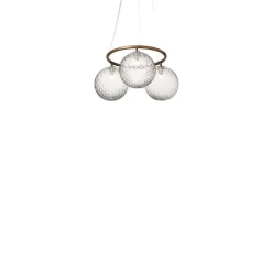 Nuura Aps Lysekroner > Nuura lysekrone Miira 3 Circular, Ø 54 cm, bronze/klar