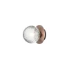 Nuura Aps Væg- Og Spejllamper > Nuura væglampe Liila 1, Ø 14 cm, IP44, bronze/klar