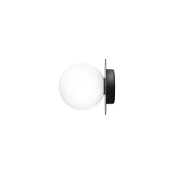 Nuura Aps Væg- Og Spejllamper > Nuura væglampe Liila 1, Ø 16 cm, IP44, sort/opal