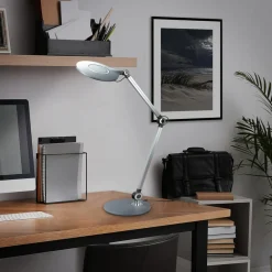 Arbejdsrum/Kontor|Bordlamper ^ Briloner Office LED-skrivebordslampe, antracit, CCT