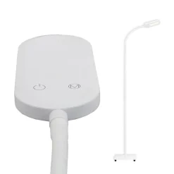 Briloner Arbejdsrum/Kontor|Gulvlamper > Office Step LED-gulvlampe, hvid, kan dæmpes, CCT