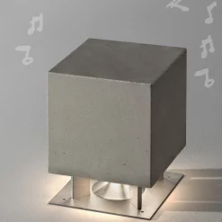 OLEV Sokkellamper > Cemento LED-sokkellampe med højttaler