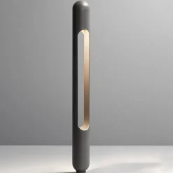 OLEV Gadebelysning > Grounding LED-gadelampe, stål, sort