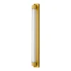 Væg- Og Spejllamper ^ OLEV LED-væglampe CHARMER, guld, metal/glas, 2.700 K, IP44