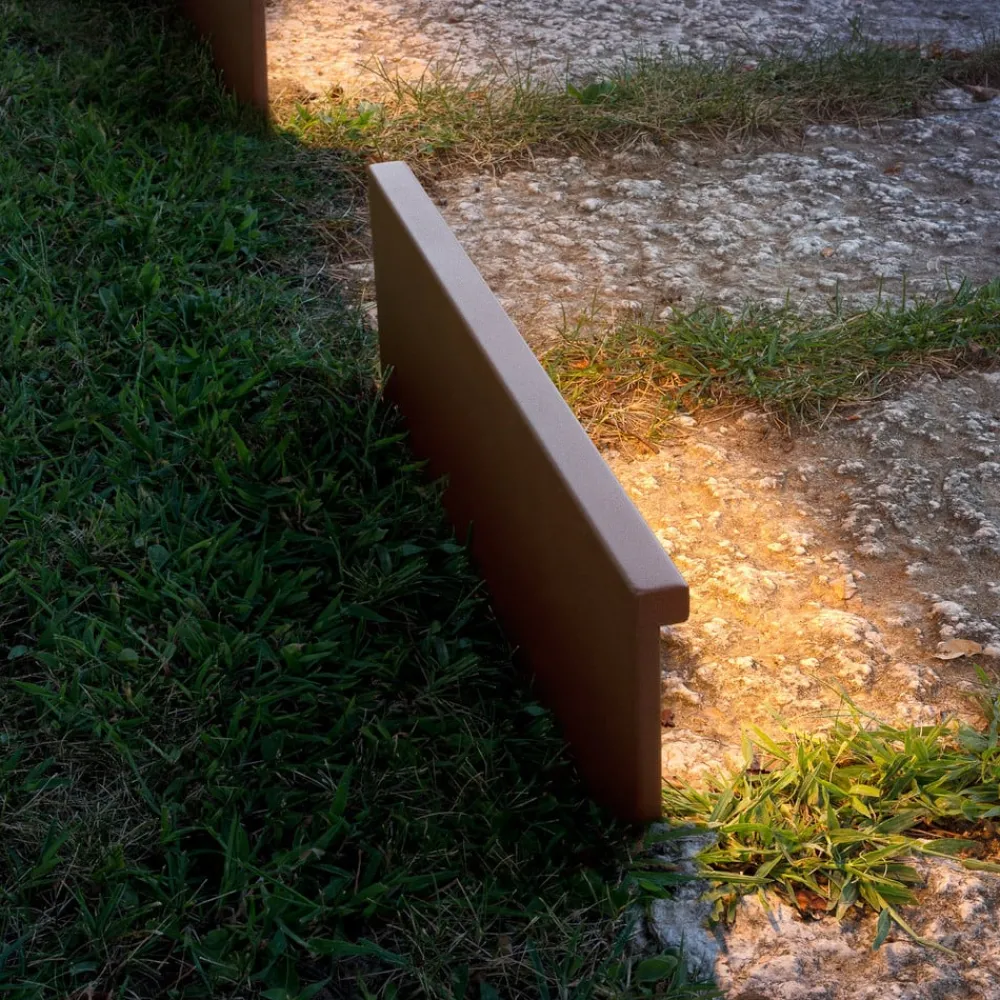 OLEV Sokkellamper > Step Line LED-sokkellampe, rustbrun