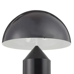 Bordlamper ^ Oluce Atollo bordlampe, dæmpbar, Ø38cm, sort