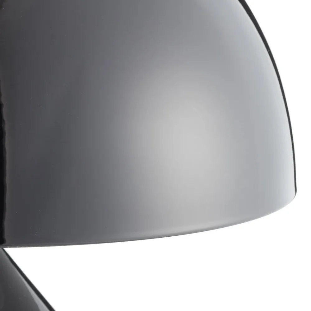 Bordlamper ^ Oluce Atollo bordlampe, dæmpbar, Ø38cm, sort
