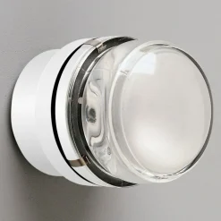 Oluce Væg- Og Spejllamper > Fresnel - Væglampe med glaslinse IP44, hvid