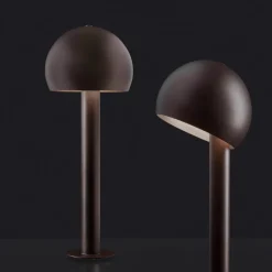 Oluce Gadebelysning > Otto 329 LED-stibelysning, indisk brun