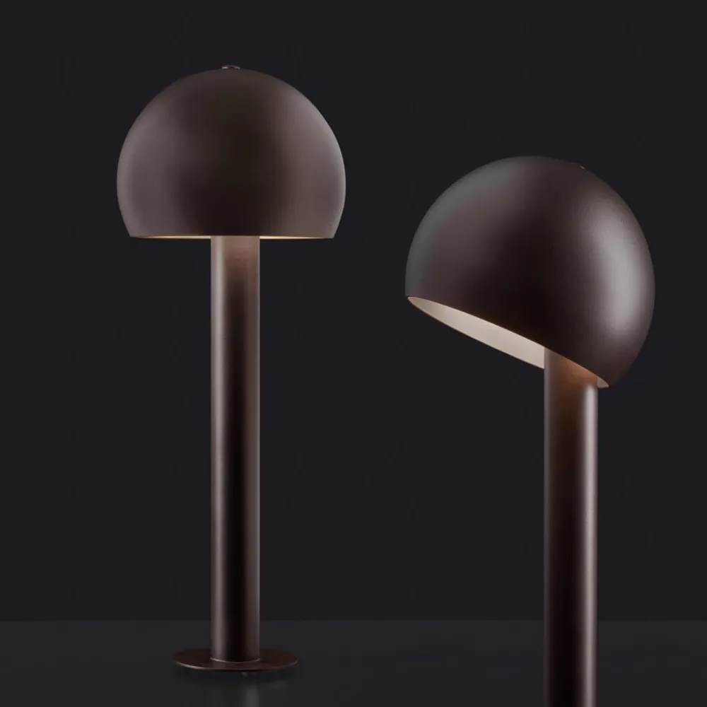 Oluce Gadebelysning > Otto 329 LED-stibelysning, indisk brun