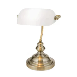 ORION Arbejdsrum/Kontor|Bordlamper > Onella bordlampe i banklampe opal