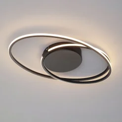Loftlamper ^ Freelight Ophelia LED-loftlampe, sort