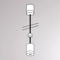 Molto Luce Skinnesystem > Ophæng til Volare-skinne, 100 cm, hvid