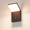 SLV Væglampe Med Sensor > Ordi LED-væglampe, antracit, aluminium, bredde 10 cm, sensor