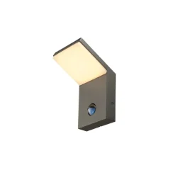 SLV Væglampe Med Sensor > Ordi LED-væglampe, antracit, aluminium, bredde 10 cm, sensor