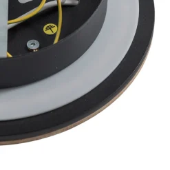 Argon Gang|Væglamper > Orios LED-væglampe, træ, Ø 20 cm, indirekte spotlight