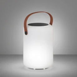 Solcellelamper ^ FH Lighting Orno LED-solar-bordlampe, varmhvid og RGB