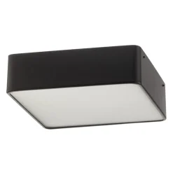 Argon Loftlamper > Oro loftslampe af stål og glas, sort, 25 cm
