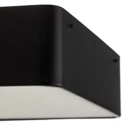 Argon Loftlamper > Oro loftslampe af stål og glas, sort, 25 cm
