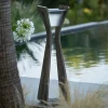 Les Jardins Solcelle Lampe Med Sensor|Solcellelamper > Osmoz LED-solcellelampe af Duratek, grå