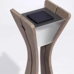 Les Jardins Solcelle Lampe Med Sensor|Solcellelamper > Osmoz LED-solcellelampe af Duratek, grå