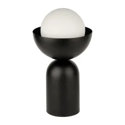 Bordlamper ^ OSRAM bordlampe Decor Bowl, sort, stål, E14