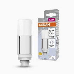 Kompakt Lysstofrør ^ OSRAM Dulux LED-pære G24d D13 VT EM/AC 5,5 W 840