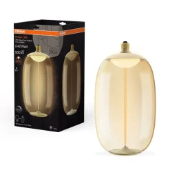OSRAM Led Pærer > LED Big Elipse Oval E27 12W 818 Filament amber dæmpbar