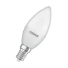 Led Pærer ^ OSRAM LED Classic Star, stearinlys, mat, E14, 7,5 W, 4.000 K