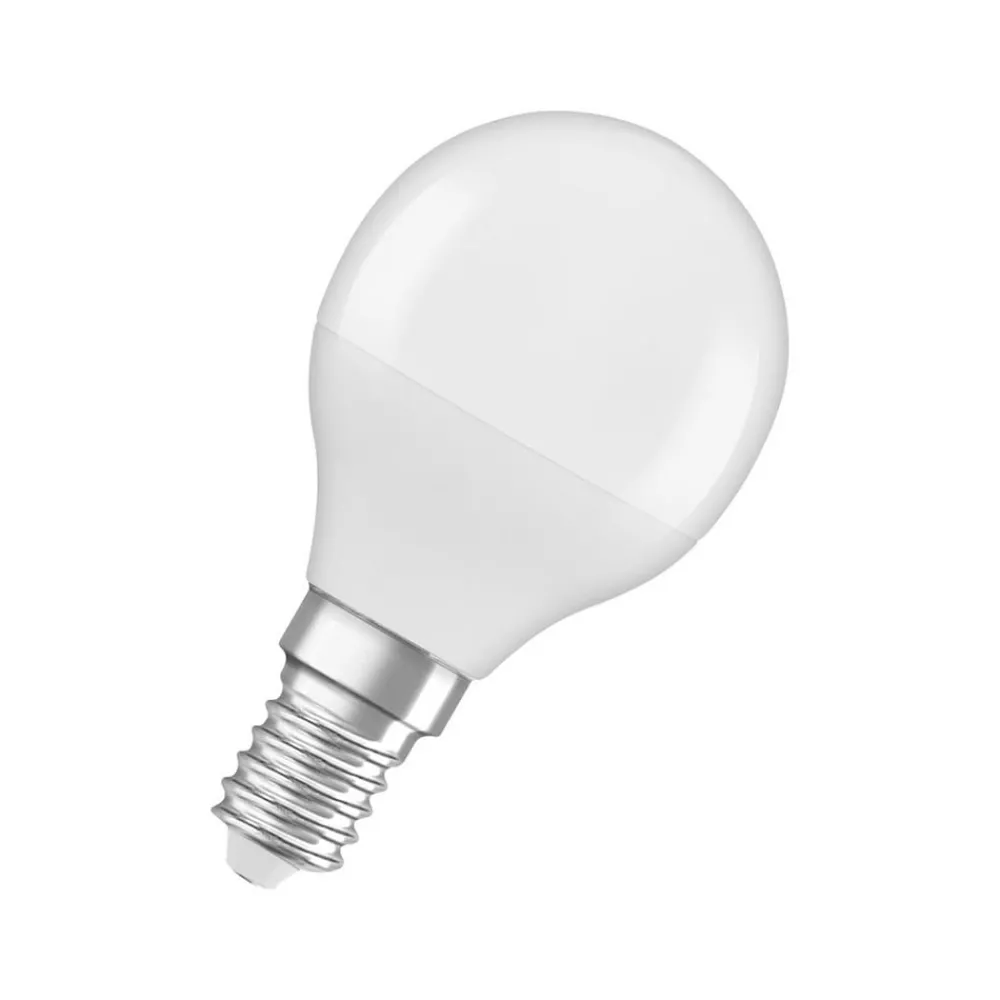 OSRAM Led Pærer > LED-dråbepære E14 P40 4,9 W 2.700 K 470lm, 3