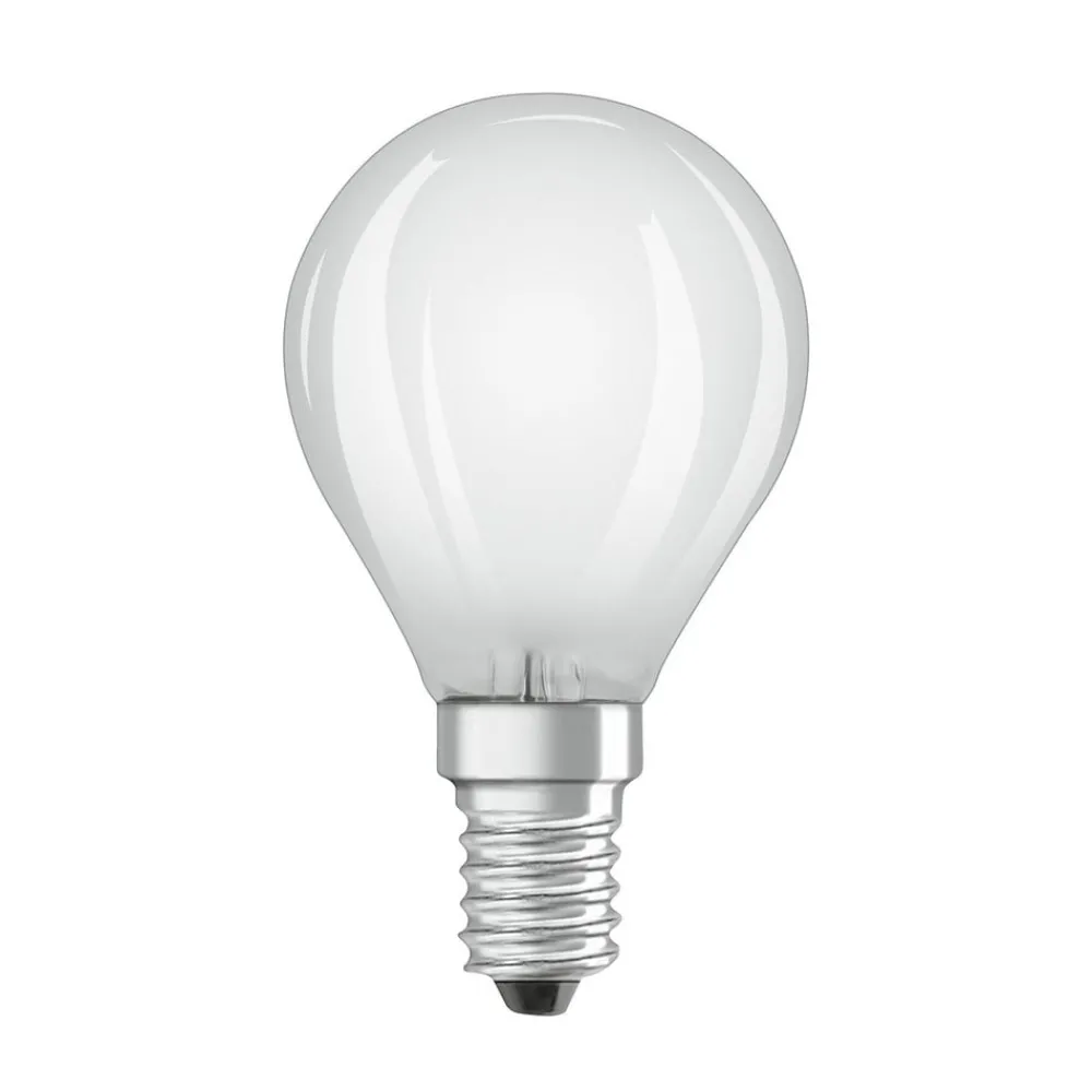 OSRAM Dæmpbar Led-Pære > LED-dråbepære E14 5,9W 840 mat dæmpbar