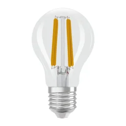 Led Pærer ^ OSRAM LED-filamentpære E27 3,8W 4000K dæmpbar