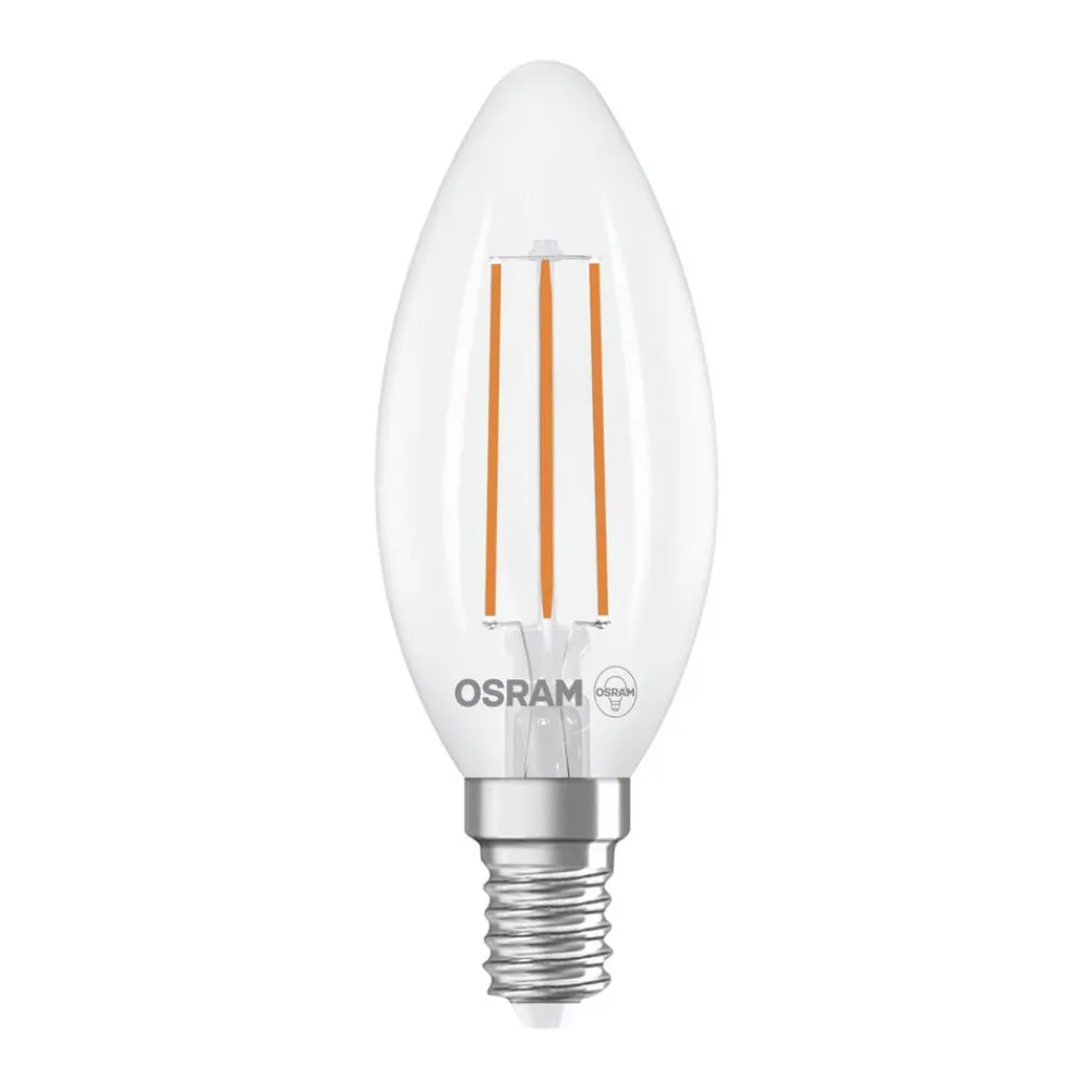 OSRAM Filament Pære > LED-filamentpære E14 3,8W 2700K 806lm