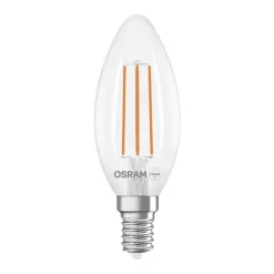 Filament Pære|Led Pærer ^ OSRAM LED-filamentpære E14 3,8W 4000K 806lm