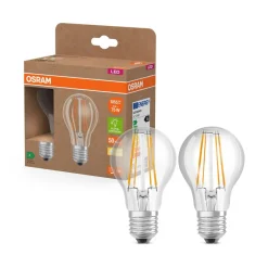 OSRAM Filament Pære > LED glødepære E27 5W filament 2,700K 1055lm 2-pack