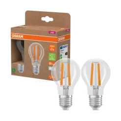 OSRAM Filament Pære > LED glødepære E27 5W filament 4,000K 1055lm 2-pack