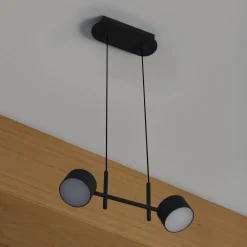 OSRAM Pendellamper|Pendellamper > LED-hængelampe Decor Kyoto, 2 lyskilder, sort, dæmpbar