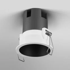 OSRAM Indbygningsspots > LED-indbygningsspot TWIST, hvid/sort, 840, Ø 7 cm metal