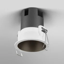 OSRAM Indbygningsspots > LED-indbygningsspot TWIST, hvid/sort, 840, Ø 7 cm metal