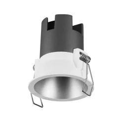OSRAM Indbygningsspots > LED-indbygningsspot TWIST, hvid/sølv, 840, Ø 7 cm, metal