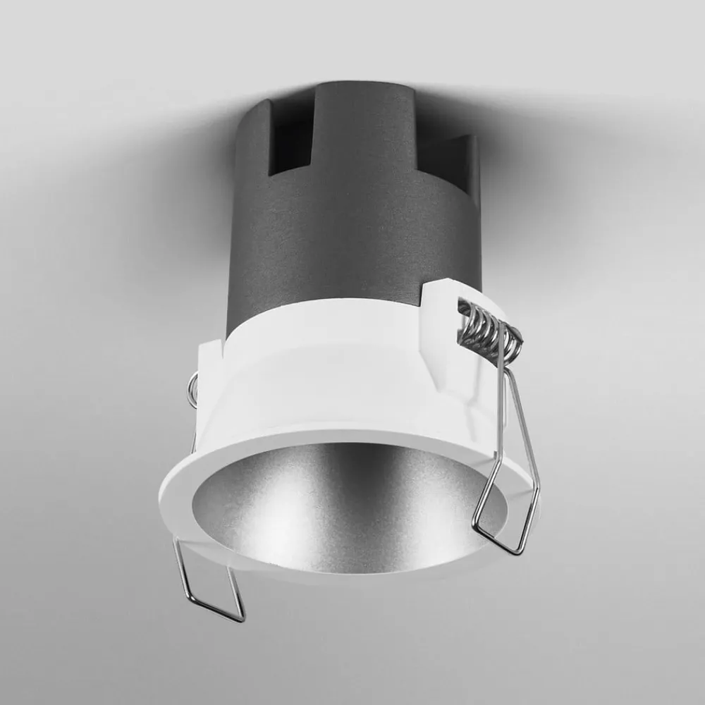 OSRAM Indbygningsspots > LED-indbygningsspot TWIST, hvid/sølv, 840, Ø 7 cm, metal