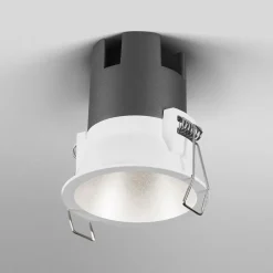 OSRAM Indbygningsspots > LED-indbygningsspot TWIST, hvid/sølv, 840, Ø 7 cm, metal