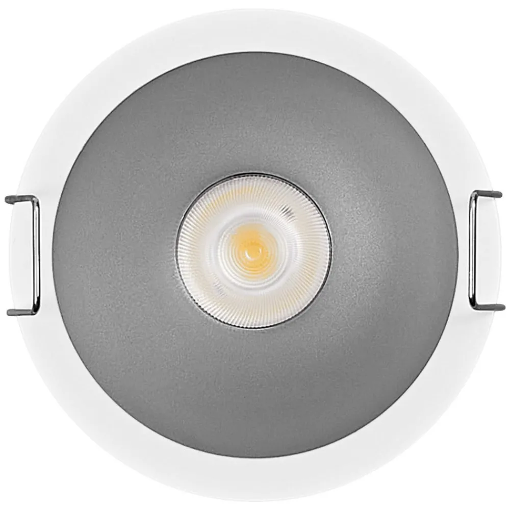 OSRAM Indbygningsspots > LED-indbygningsspot TWIST, hvid/sølv, 840, Ø 7 cm, metal
