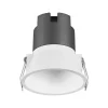 Indbygningsspots ^ OSRAM LED-indbygningsspot TWIST, hvid/hvid, 840, Ø 9,3 cm, metal